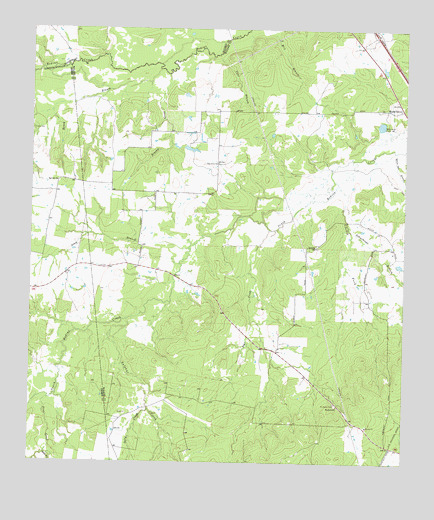 Steep Branch, TX USGS Topographic Map