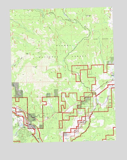 Blairsden, CA USGS Topographic Map