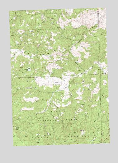 Stephenson Mountain, OR USGS Topographic Map
