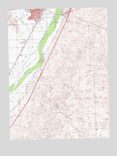 Sterling South, CO USGS Topographic Map