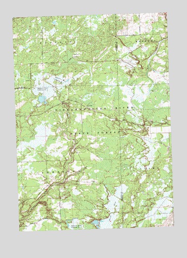 Sterling SW, MI USGS Topographic Map