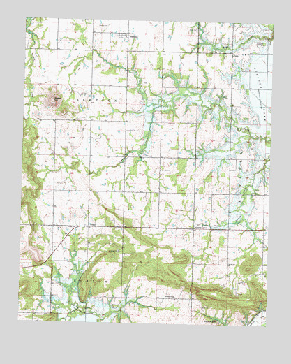 Stidham, OK USGS Topographic Map