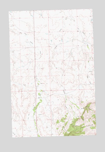 Stiffarm Coulee, MT USGS Topographic Map