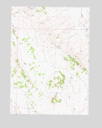 Stockade Mountain, OR USGS Topographic Map