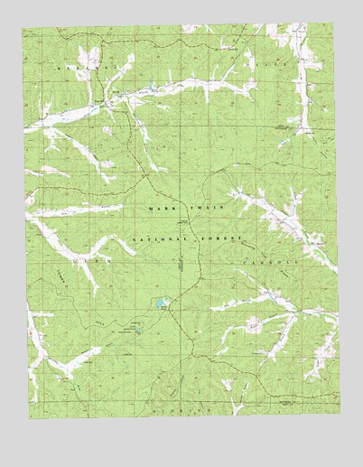 Stone Hill, MO USGS Topographic Map