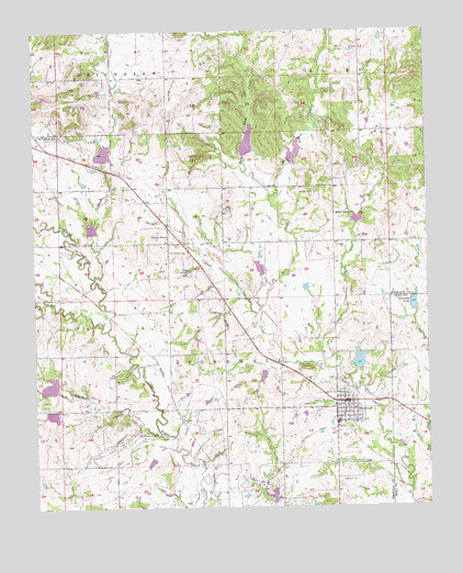 Stonewall, OK USGS Topographic Map