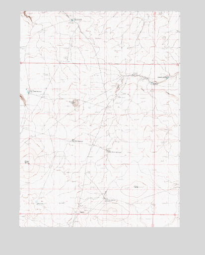 Stoney Corral, OR USGS Topographic Map