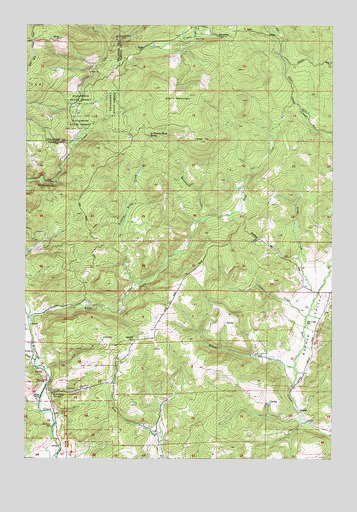 Stony Mountain, OR USGS Topographic Map