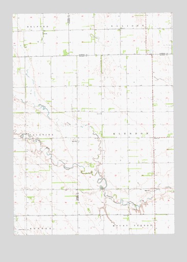 Storla, SD USGS Topographic Map