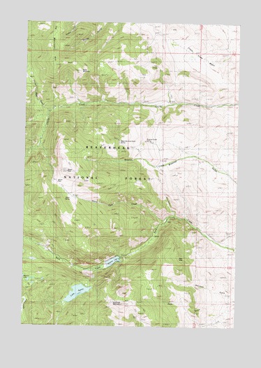 Storm Peak, MT USGS Topographic Map
