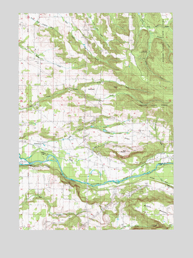 Stout Mountain, OR USGS Topographic Map