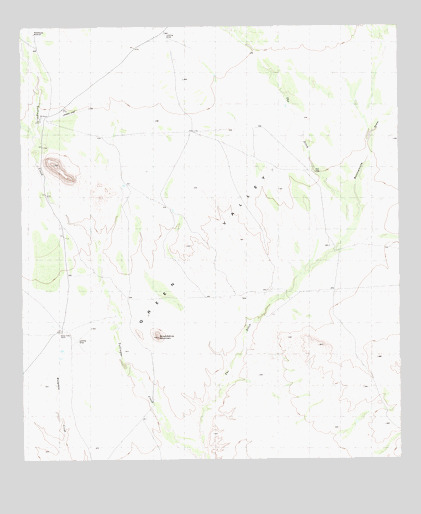 Straddlebug Mountain, TX USGS Topographic Map