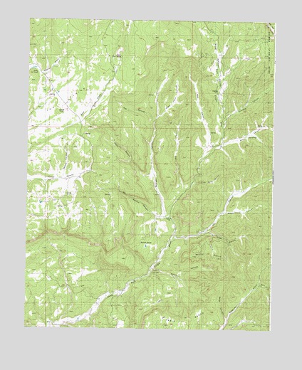 Straight Canyon, UT USGS Topographic Map