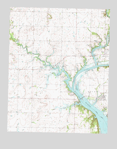 Strang, OK USGS Topographic Map