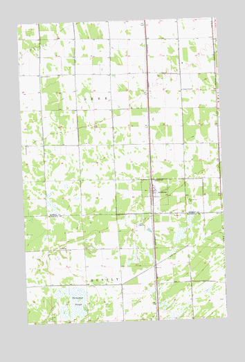 Strathcona, MN USGS Topographic Map