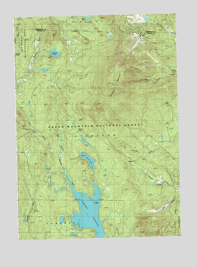 Stratton Mountain, VT USGS Topographic Map