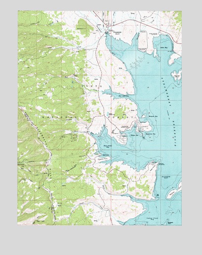 Strawberry Reservoir NW, UT USGS Topographic Map