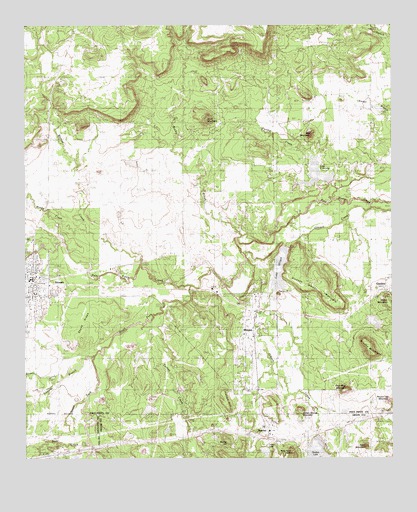 Strawn East, TX USGS Topographic Map