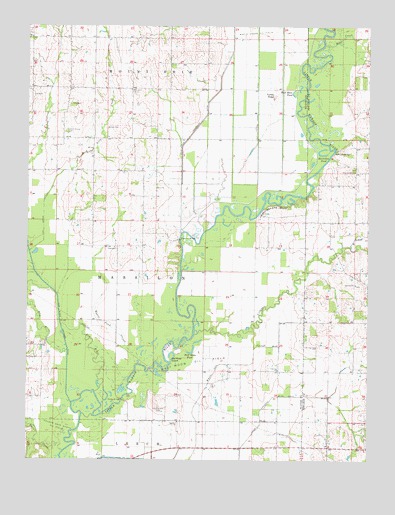 Albion NW, IL USGS Topographic Map