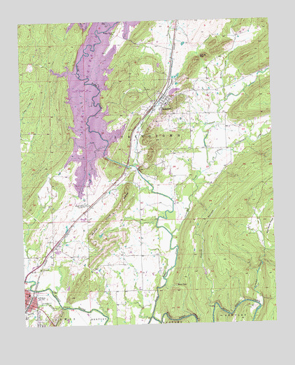 Stringtown, OK USGS Topographic Map