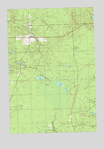 Strongs, MI USGS Topographic Map
