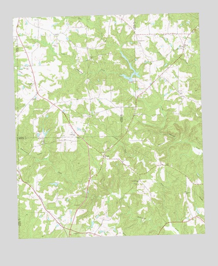Strouds, GA USGS Topographic Map