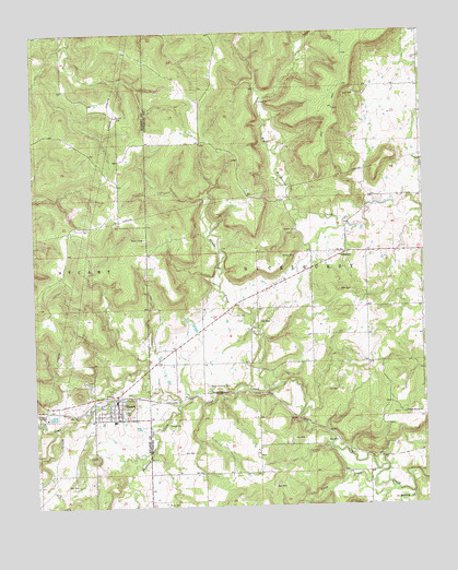 Stuart, OK USGS Topographic Map