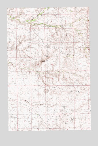 Studhorse Butte, MT USGS Topographic Map