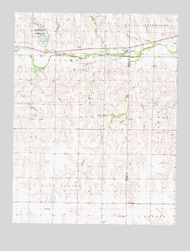 Studley, KS USGS Topographic Map