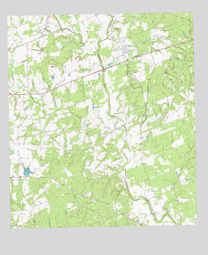 Sublime, TX USGS Topographic Map