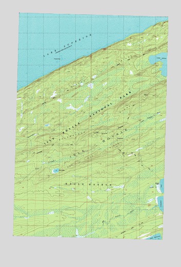 Sugar Mountain, MI USGS Topographic Map