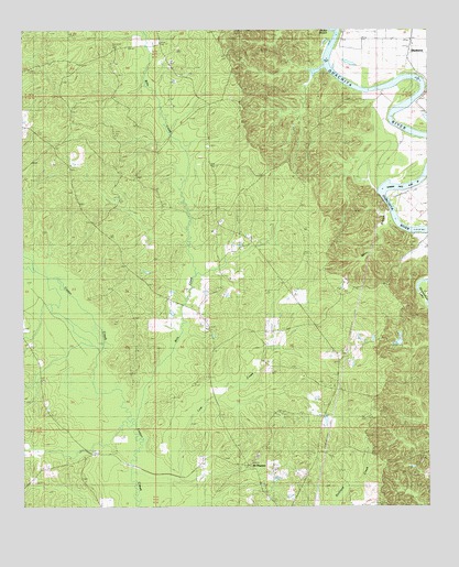 Blankston, LA USGS Topographic Map