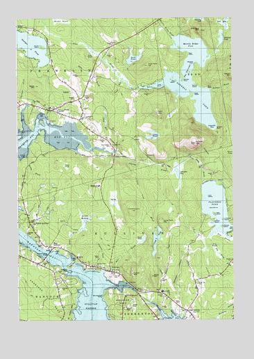 Sullivan, ME USGS Topographic Map