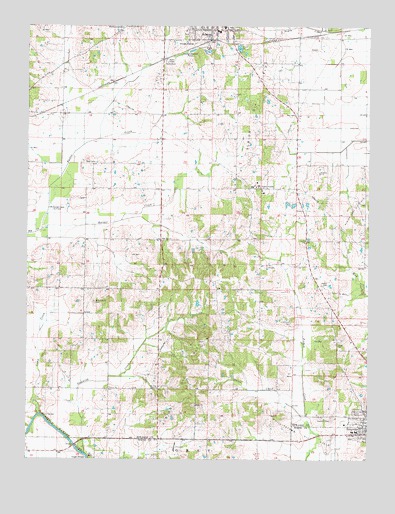 Albion South, IL USGS Topographic Map