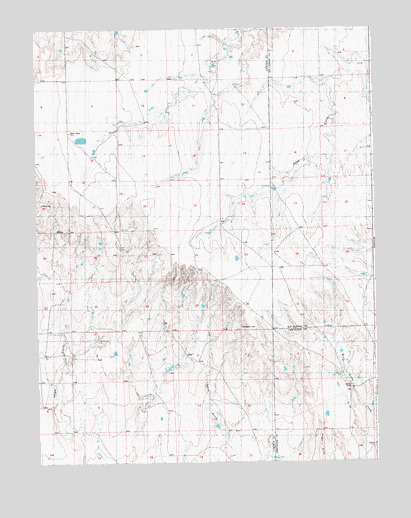 Bledsoe Ranch, CO USGS Topographic Map