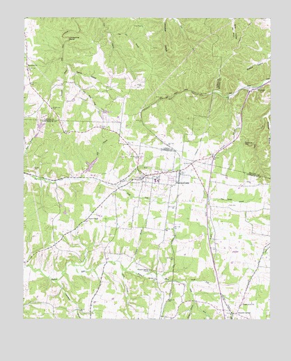Summertown, TN USGS Topographic Map