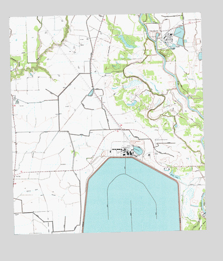 Blessing SE, TX USGS Topographic Map
