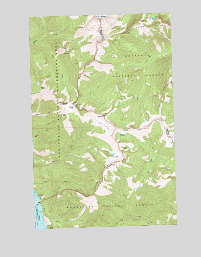 Sun Mountain, WA USGS Topographic Map