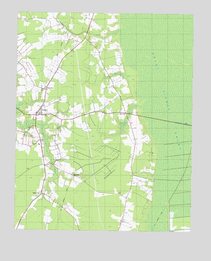Sunbury, NC USGS Topographic Map