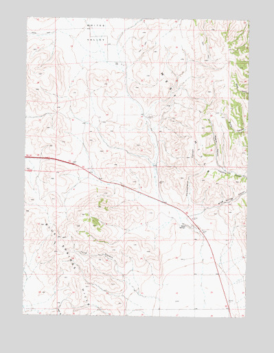 Blind Springs, UT USGS Topographic Map