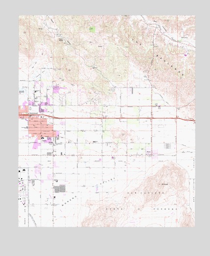 Sunnymead, CA USGS Topographic Map