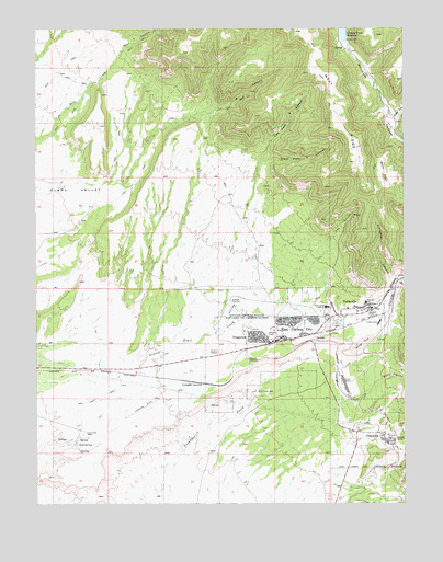 Sunnyside, UT USGS Topographic Map