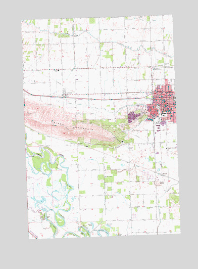 Sunnyside, WA USGS Topographic Map