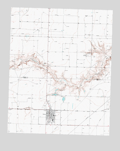 Sunray, TX USGS Topographic Map