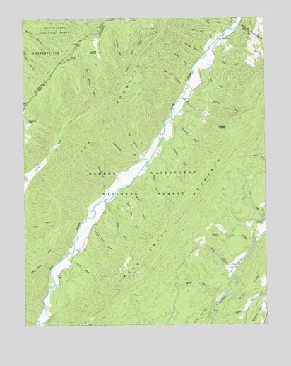 Sunrise, VA USGS Topographic Map