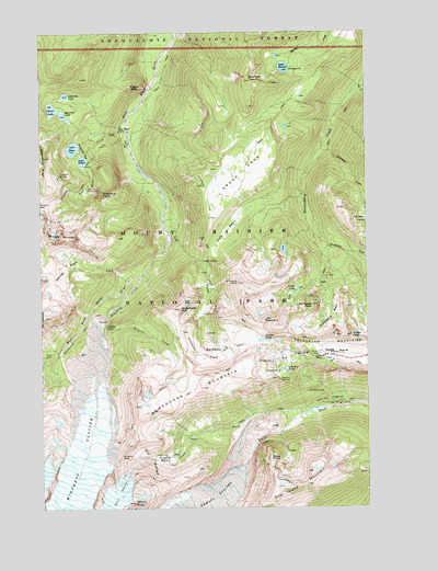 Sunrise, WA USGS Topographic Map