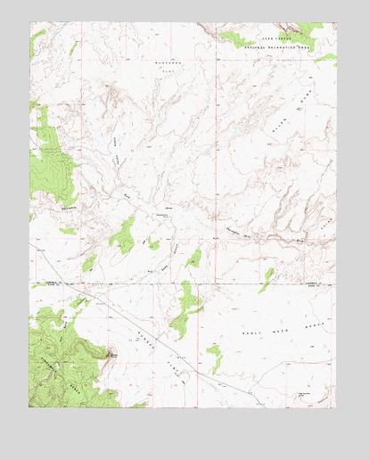 Sunset Flat, UT USGS Topographic Map