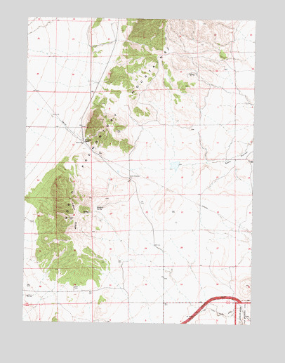 Sunset Pass, UT USGS Topographic Map