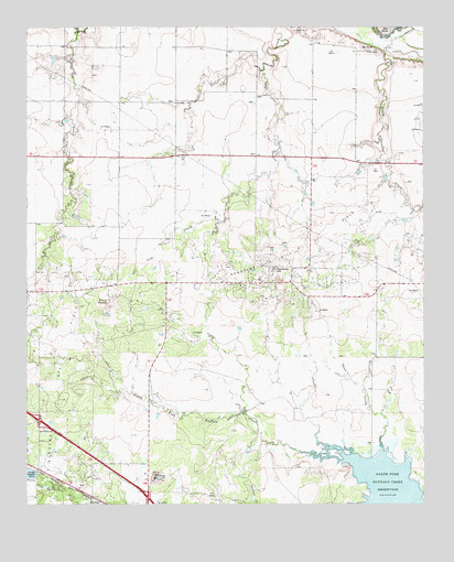 Sunshine Hill, TX USGS Topographic Map