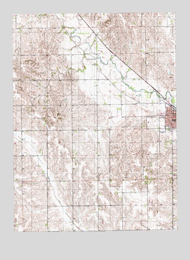 Albion West, NE USGS Topographic Map
